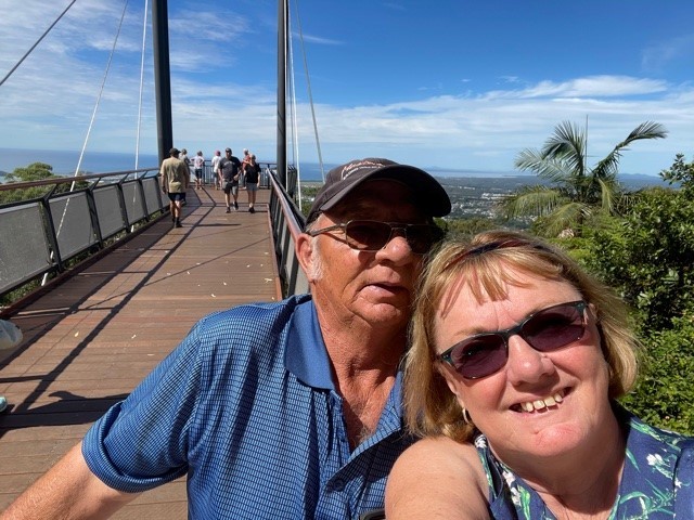 Jill Ollerton with partner