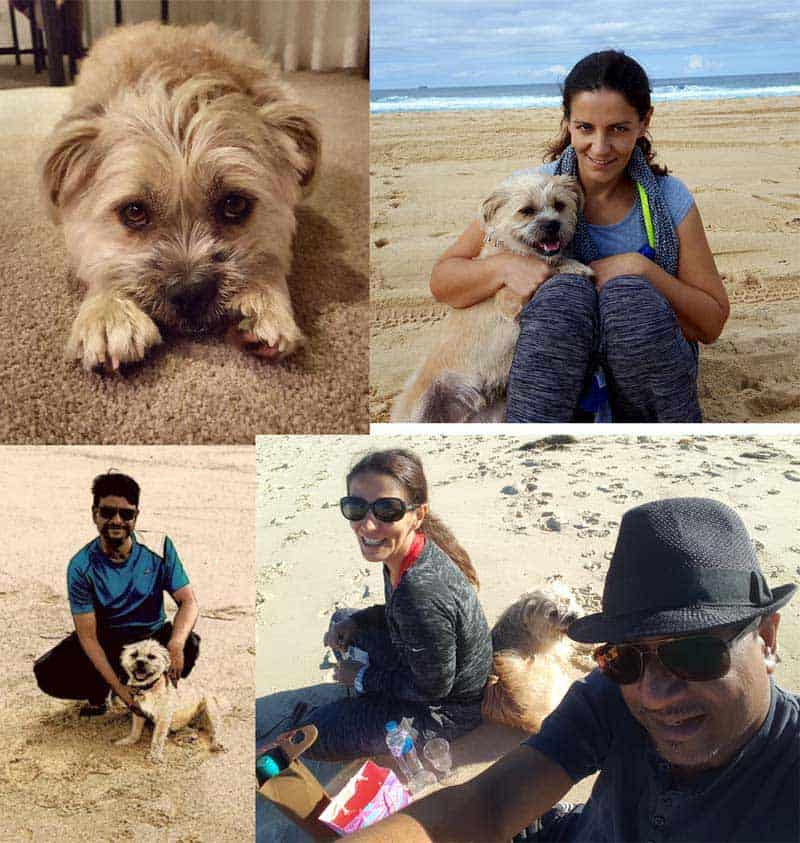 Sudhanshu And Maria With Their Pet Dog-Invest Blue